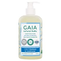 Gaia Natural Baby 2in1 Shampoo and Conditioner 500ml