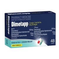 Dimetapp Cough Cold And Flu Day And Night 48 Capsules