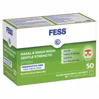 FESS Nasal And Sinus Wash Refill Gentle Strength 50s