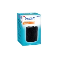 Nexcare Self Stick Compression Wrap Sport 75mm Black