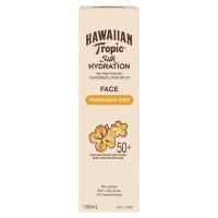 Hawaiian Tropic Silk Hydration Face Fragrance Free SPF50 Plus 100mL