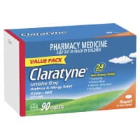 Claratyne Allergy And Hayfever Relief Antihistamine Tablets 90 pack