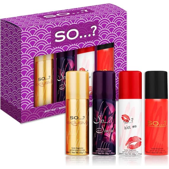 SO.. Iconic Body Fragrance Mini Galore Gift Set for Women | Chempro Online