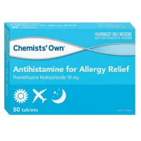Chemists Own Antihistamine for Allergy Relief Promethazine 50 Tablets 10 mg S3