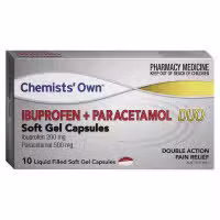 Chemists Own Ibuprofen Plus Paracetamol Soft Gel 10 Capsules