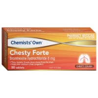 Chemists Own Chesty Forte 8mg 50 Tablets