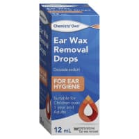Chemists Own Ear Wax Removal Drops 12mL
