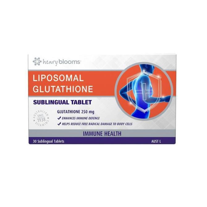 Buy Henry Blooms Liposomal Glutathione Sublingual 30 Tablets Online