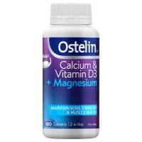 Ostelin Calcium and Vitamin D plus Magnesium 180 Tablets