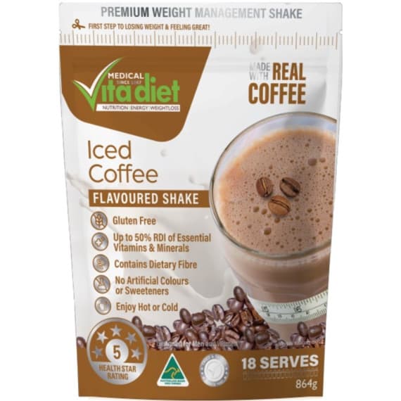 Vita Diet Iced Coffee Pouch 18 Pack