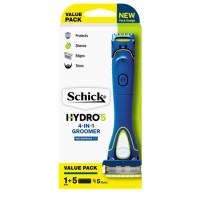 Schick Hydro 5 Groomer Kit Plus 5 Value Pack