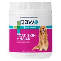 Blackmores PAW Coat Skin and Nails Multivitamins for Dogs 60 Chews 300g