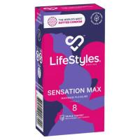 LifeStyles Sensation Max Condoms 8 Packs