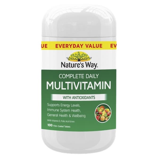 Buy Natures Way Complete Daily Multivitamin 100 Tablets Online