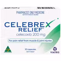 Celebrex Relief 200mg 10 Capsules S3