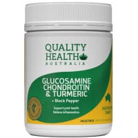 Quality Health Glucosamine Chondroitin And Turmeric 250 Tablets