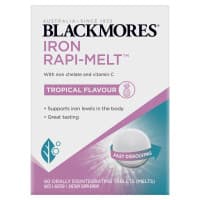 Blackmores Iron Rapi Melt 60 Melts