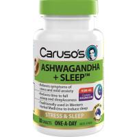 Carusos Ashwagandha plus Sleep 30 Tablets