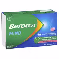 Berocca Mind Mixed Berries 20 Tablets