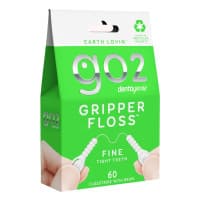GO2 Dentagenie Gripper Fine Floss 60 Flosstrips With Grips