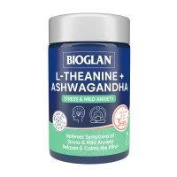 Bioglan L Theanine Plus Ashwagandha 50 Tablets