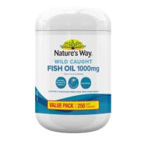 Natures Way Wild Caught Fish Oil 1000mg 250 Capsules