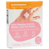 Allevyn Gentle Border Lite 5cm x 5cm 3 Pack