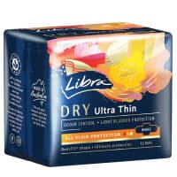 Libra Pad Ultra Thin Dry Wing 12 Pack