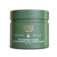 Hemp Worx Rose Geranium and Patchouli Body Cream 200g