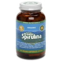 Green Nutritionals Mountain Organic Spirulina 60 Capsules