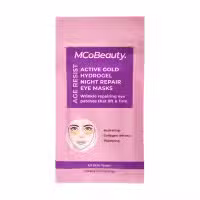 MCo Beauty Age Resist Active Gold Hydrogel Night Repair Eye Masks Pairs 5