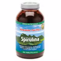 Green Nutritionals Hawaiian Pacifica Spirulina 500 Tablets
