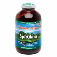 Green Nutritionals Hawaiian Pacifica Spirulina 1000 Tablets