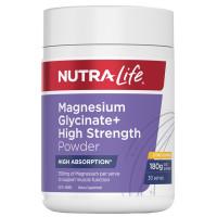 Nutra Life Magnesium Glycinate Plus High Strength Powder Citrus 180g