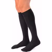 Jobst Men Knee High 15 to 20mmhg Black Large