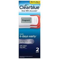 Clear Blue  Digital Ultra Early Pregnancy Test 2 Pack