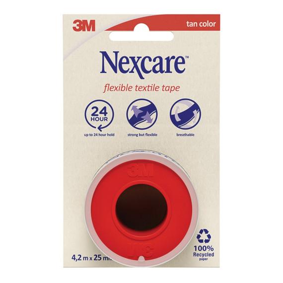 Buy Nexcare Flexible Textile Tape 25mm x 4.2m Online Chempro AU
