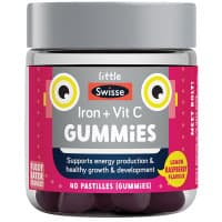 Little Swisse Iron Plus Vitamin C Gummies 40 Pack