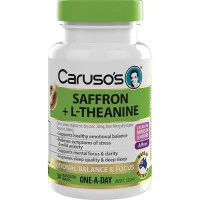 Carusos Saffron Plus L Theanine Tablets 30