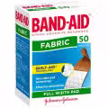 Band Aid Fabric Strips 50 Pack