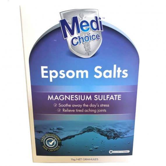 Buy Medichoice Epsom Salts 1kg Online Chempro Chemists