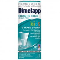 Dimetapp Cough And Cold Dm Elixir Colour Free 200ml