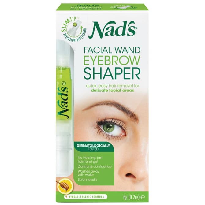 Buy Nads Natural Hair Removal Facial Wand Eyebrow Shaper 6g Online |  Chempro Chemists