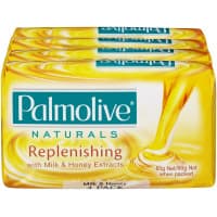 Palmolive Naturals Replenishing Care Milk And Honey Extracts Soap 4 Pack