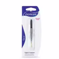 Manicare Triple X Tweezers Gold Tipped