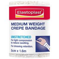 Elastoplast Medium Weight Crepe Bandage 5cm x 1.6m