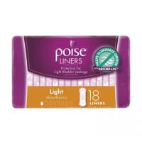 Poise Liners Light 18 Pack