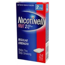Nicotinell Gum Fruit 2mg 24 Pieces