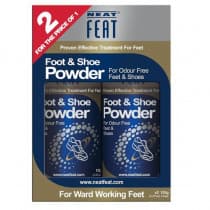 Neat Feat Foot & Shoe Powder 125g Twin Pack