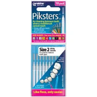Piksters Size 2 White 10 Pack
